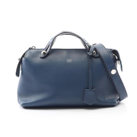 Fendi BY THE WAY MEDIUM Handbag, Leather, Women's, Blue, 8BL124