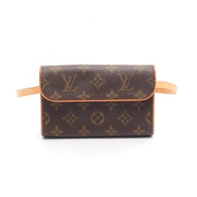 Louis Vuitton Florentine Pochette Monogram Waist Bag/Body Bag in Coated Canvas and Leather, Brown,