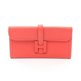 Hermes Hermès Jigsaw Elan 29 Rose Jaipur Second Bag/Clutch Bag, Epsom Leather, Women's, Red
