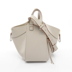 LOEWE Hammock Small Handbag, Leather, Women's, White