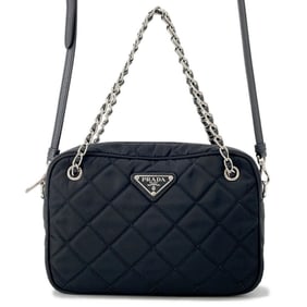 Prada Quilted Nylon Handbag 1BH910 PRADA Black 2-Way