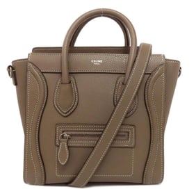 Celine Luggage Nano 2-Way Handbag in Calfskin for Women