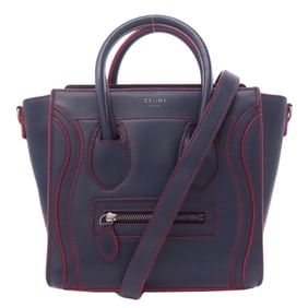 Celine Luggage Nano 2-Way Handbag in Calfskin for Women