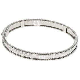 Van Cleef & Arpels Perlée Senior Tulle Medium Bracelet in 18K White Gold for Women