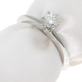 Tiffany Solitaire Diamond Ring in Platinum PT950 for Women