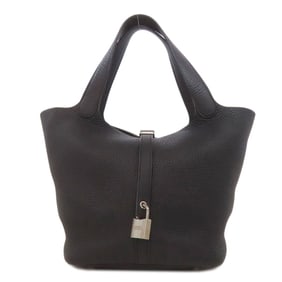 Hermes Hermès Picotin Lock MM Silver Hardware Handbag Taurillon Women's