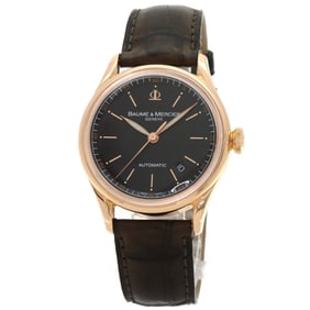 Baume & Mercier M0A08691 Classima Executive Men's Watch in 18K Pink Gold and Leather