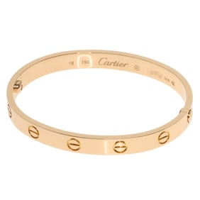 Cartier Love Bracelet #16 18K Pink Gold Women's
