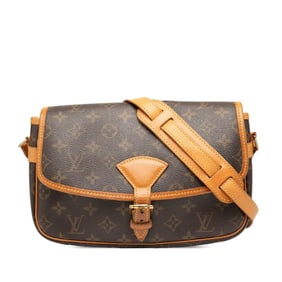 Louis Vuitton Monogram Sologne Shoulder Bag M42250 Brown Leather Women's LOUIS VUITTON