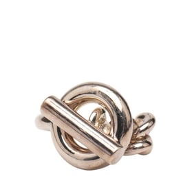 Hermes Croisette Ring #54 SV925 Silver Women's HERMES