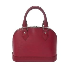 LOUIS VUITTON Epi Alma BB 2-Way Bag, Fuchsia, M40851, Women's, Leather Handbag, AB Rank, Pre-Owned,