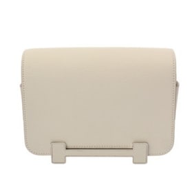 HERMES Geta Gripere W Stamp (circa 2024) Women's Chevre Shoulder Bag, Like New, Pre-owned, Ginzo