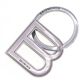 Balenciaga Key Ring Silver Metal Keychain Charm for Men and Women BALENCIAGA