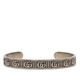 Gucci Double G Bangle SV925 Silver Men's GUCCI