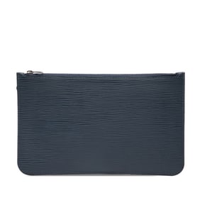 Louis Vuitton Epi Neverfull Attached Pouch, Navy Leather, Women's, LOUIS VUITTON