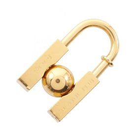 Hermes Hermès L'Homme Peut Embellir La Terre Cadena Charm, GP, Women's, Gold