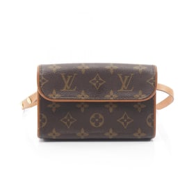 Louis Vuitton Florentine Pochette Monogram Waist Bag/Body Bag in Coated Canvas and Leather, Brown,