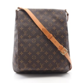 Louis Vuitton Musette Monogram Shoulder Bag, Coated Canvas and Leather, Women's, Brown, M51256