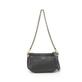 Louis Vuitton Multi Pochette Accessoires Shoulder Bag in Monogram Empreinte Leather, Black, M80399