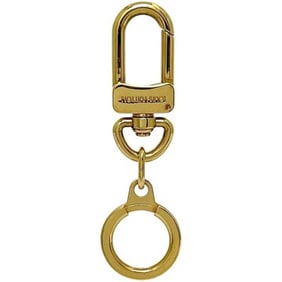 Louis Vuitton Anocre Key Ring (ec-24482) Gold (M62694) GP Metal LOUIS VUITTON Carabiner Keychain for
