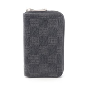 Louis Vuitton Zippy Coin Purse in Damier Graphite, Men's Black, N63076
