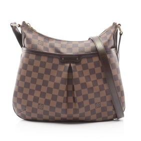 Louis Vuitton Bloomsbury PM Damier Ebene Shoulder Bag, Coated Canvas and Leather, Women's, Brown,