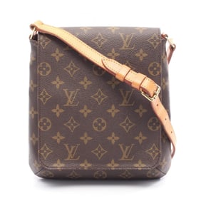 Louis Vuitton Musette Salsa Short Strap Monogram Shoulder Bag, Coated Canvas and Leather, Brown,
