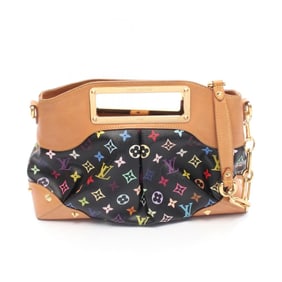 Louis Vuitton Judy MM Monogram Multicolore Noir Handbag, Coated Canvas and Leather, Women's, Black,