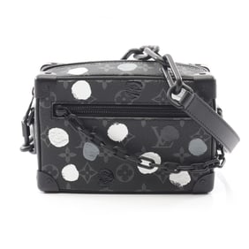 Louis Vuitton LV x YK Mini Soft Trunk Monogram Eclipse Shoulder Bag in Coated Canvas and Leather,