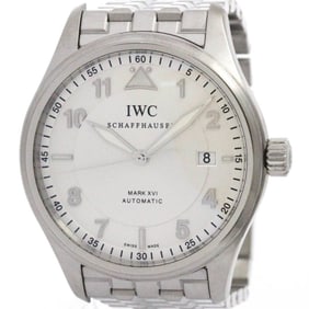 IWC Pilot Mark 16 XVI Steel Automatic Mens Watch IW325505 Polished