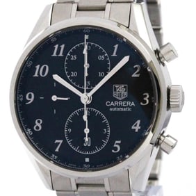 TAG HEUER Carrera Heritage Calibre 16 Steel Mens Watch CAS2110 Polished