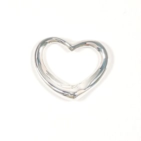 TIFFANY & Co. Tiffany Heart Elsa Peretti Pendant Top, 925 Sterling Silver, Women's