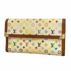Louis Vuitton Tri-fold Long Wallet Monogram Multicolore Porte Tresor International M92659 Bron