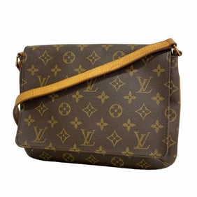 Louis Vuitton Monogram Musette Tango Short Strap Shoulder Bag M51257 Brown Women's