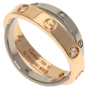 Cartier Be Love 6P Diamond #51 Ring in 18K Pink Gold for Women