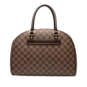 Louis Vuitton Damier Nolita Handbag N41455 Brown Leather Women's LOUIS VUITTON