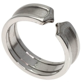Cartier C2 Ring SM #55 18K White Gold Women's