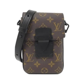 Louis Vuitton Monogram Macassar S-Lock Vertical Wearable Wallet M81522 Shoulder Bag