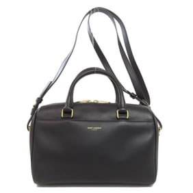 Saint Laurent Baby Duffle 2-Way Handbag Leather Women's