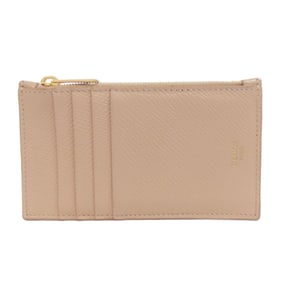 Celine coin card case, leather women's