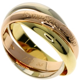 Cartier Trinity #53 Ring, 18K Yellow Gold, 18KPG, 18KWG, Women's