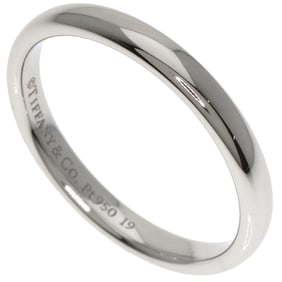 Tiffany Classic Band Ring, Platinum PT950, Women's