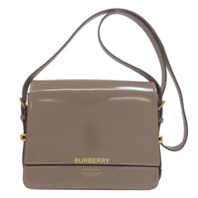 Burberry logo shoulder bag enamel women's