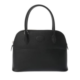 HERMES Bolide 27 2-Way Black Z Stamp (circa 2021) Women's Epsom Leather Handbag, A-Rank, Pre-Owned,