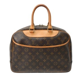 LOUIS VUITTON Monogram Deauville Brown M47270 Women's Canvas Handbag, Condition: B, Pre-owned, Ginzo