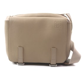 LOEWE Military Messenger XS Bag (B553A72X22) in Sand with Anagram Logo, Soft Grain Calf Leather