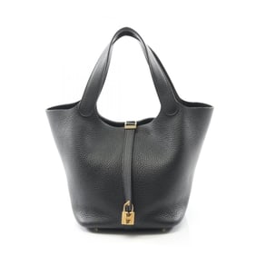 Hermes Hermès Bolide 35 handbag in box calf leather, black.