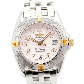 Breitling Calistino B52345 Pink Dial Women's Watch