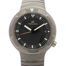 IWC Schaffhausen Ocean 2000 3504 11101 Black Dial Men's Watch