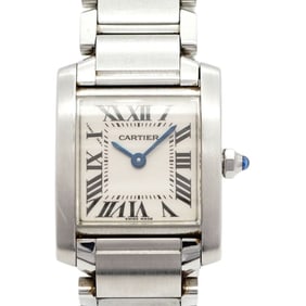 Cartier Tank Française SM W51008Q3 Ivory Dial Women's Watch